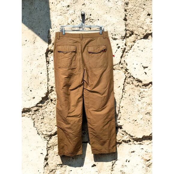 Gap Utility Paratrooper Pants 33x34 Y2K Streetwear Military Twill Zip Hem VNTG - Picture 2 of 11